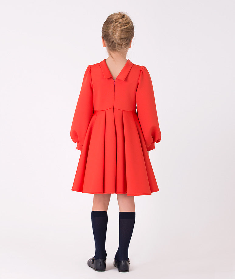 Kırmızı Neopren Elbise I 5-6 YAŞ