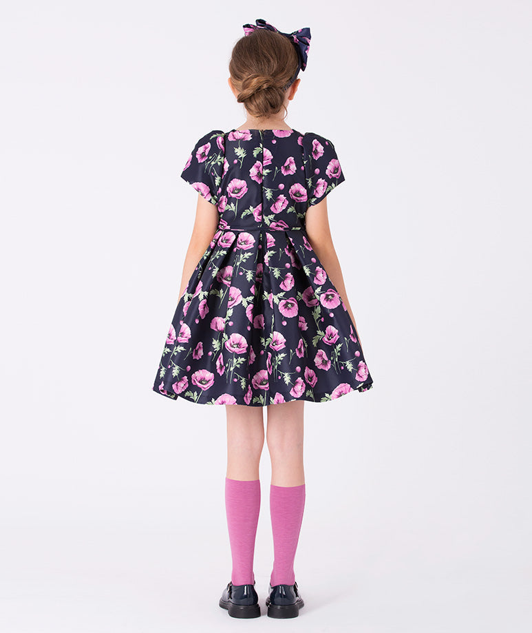 Charming floral-print dress