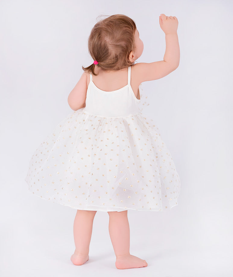 Fiyonklu Bebek Elbisesi