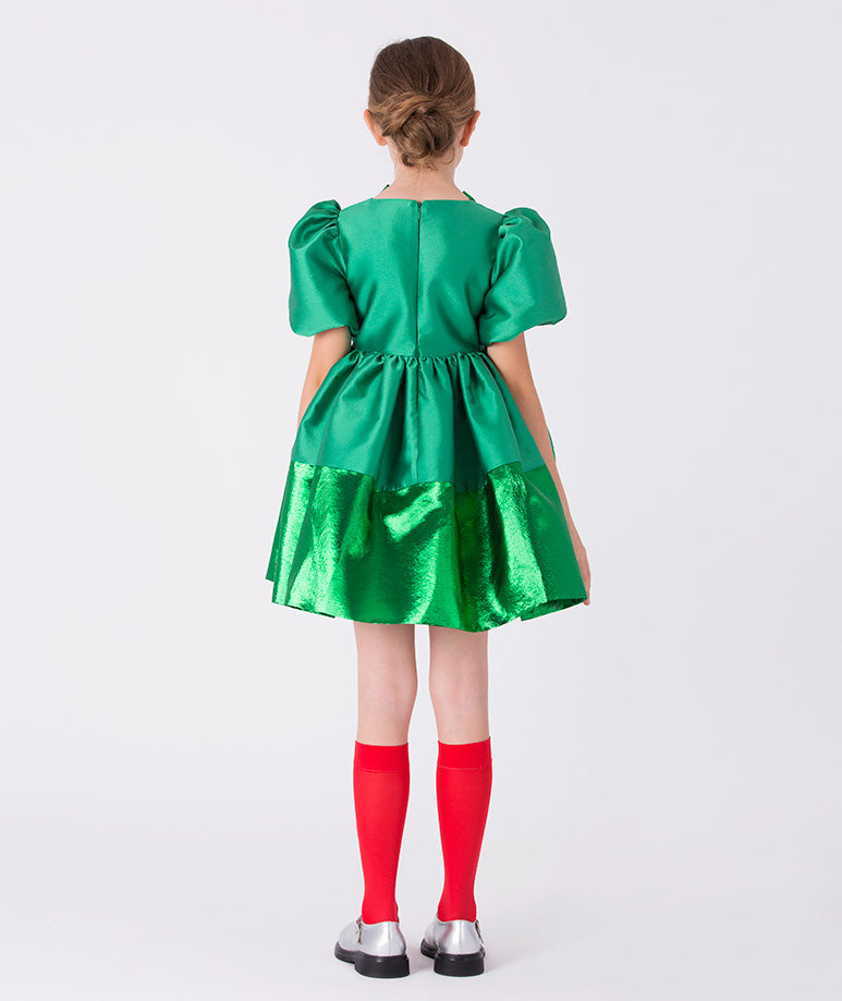 Işıltılı Fiyonk Elbise