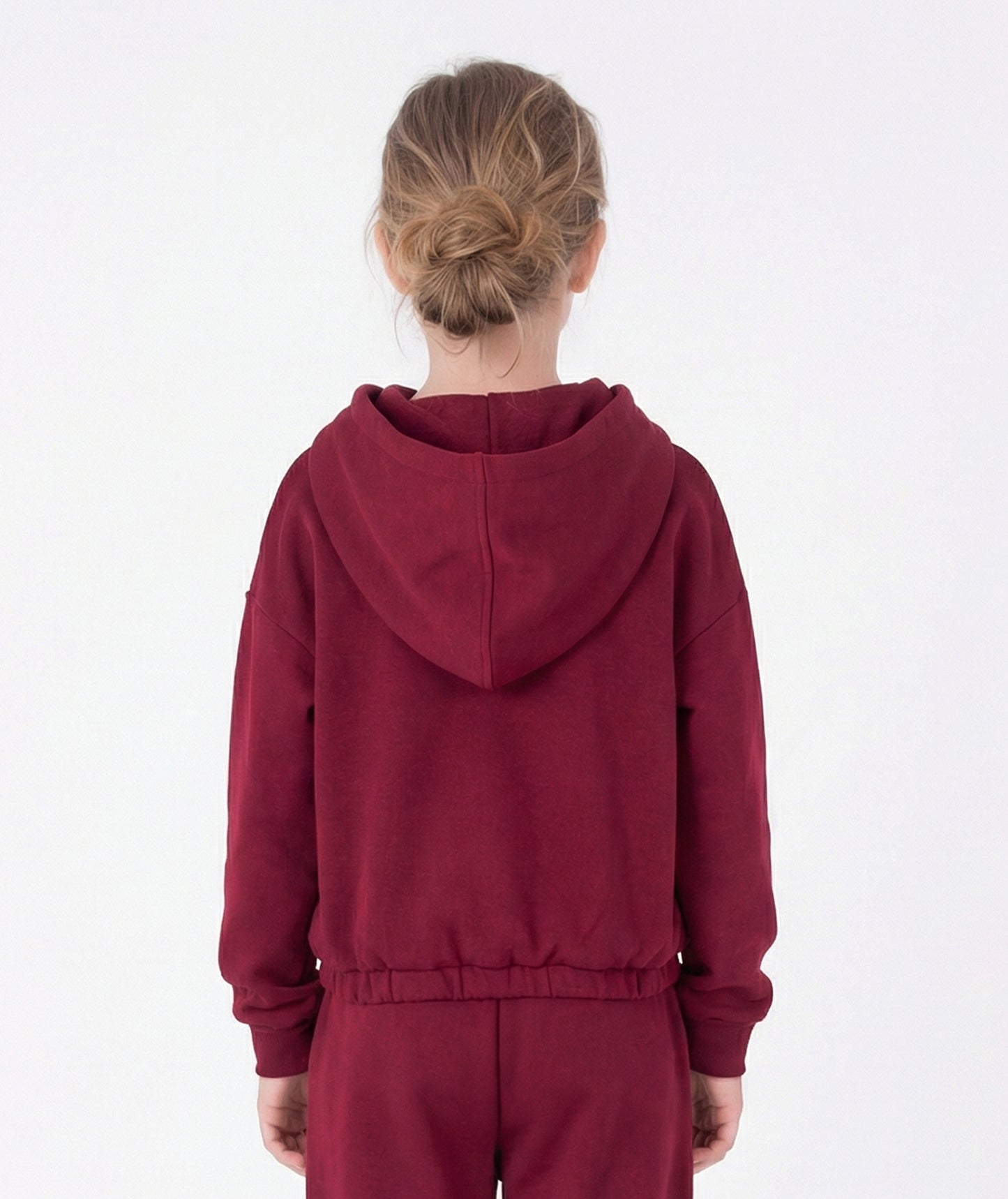 3D Çiçek Detaylı Kapüşonlu Sweatshirt