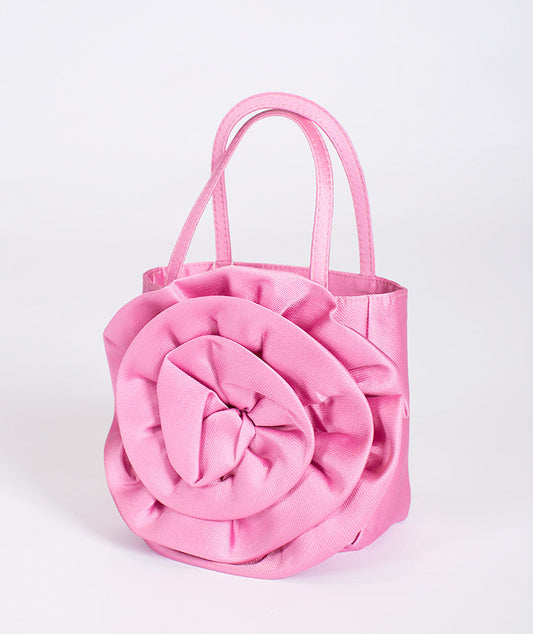 pink rose handbag