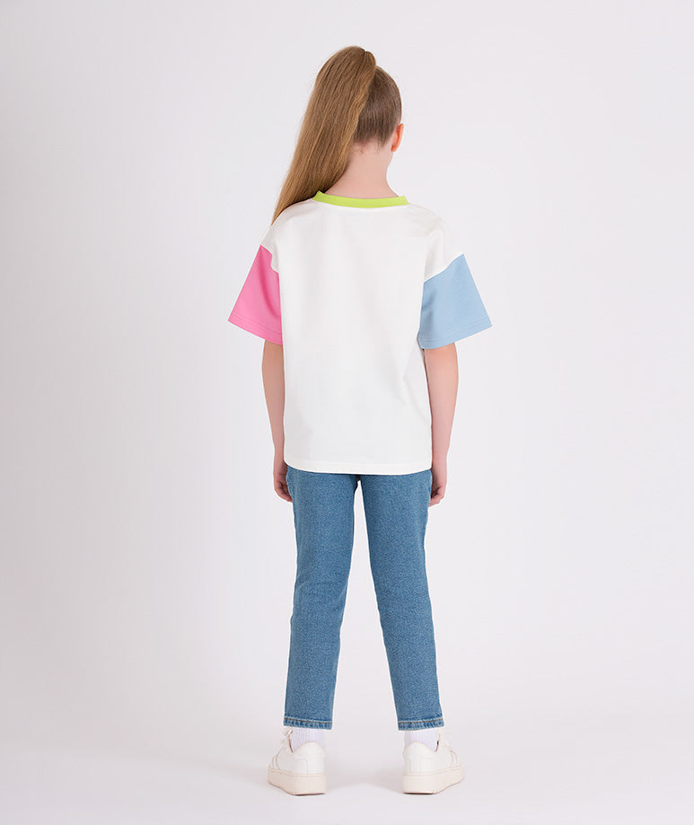 colorful oversize t-shirt