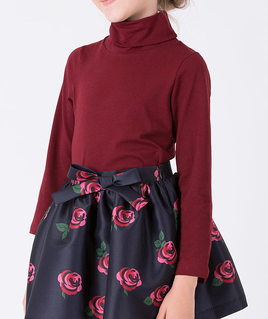 Boğazlı Bordo Bluz