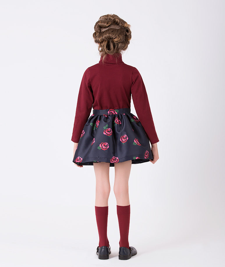 bordo boğazlı bluz