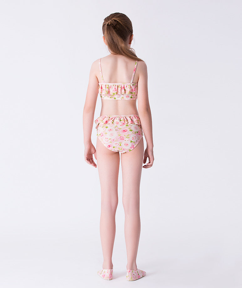 Çiçek Desenli Bikini Set