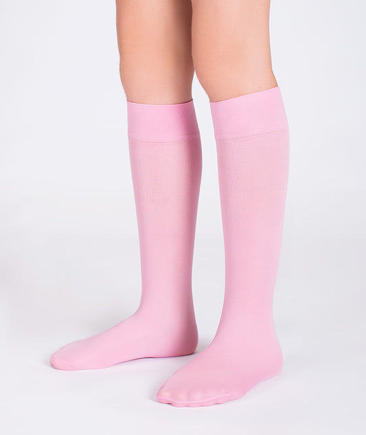 Diz Altı Açık Pembe Çorap