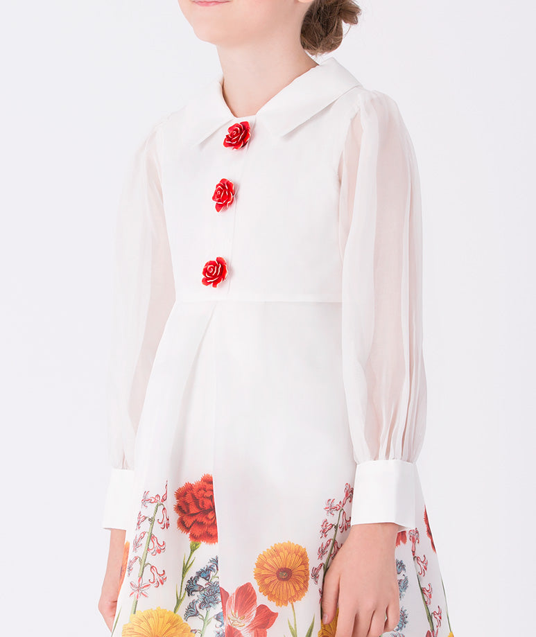 Çiçekli Asagao Elbise