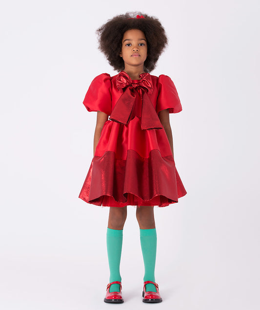 Işıltılı Fiyonk Elbise