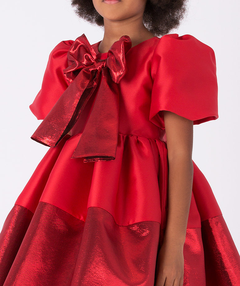 Işıltılı Fiyonk Elbise