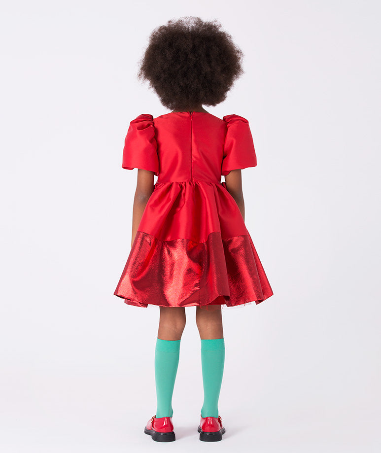 Işıltılı Fiyonk Elbise