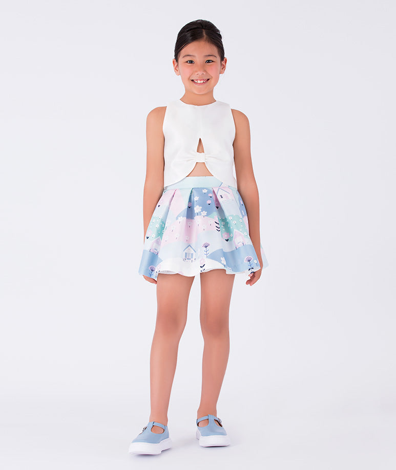 Pastel Desenli Etek | 11-12 Yaş