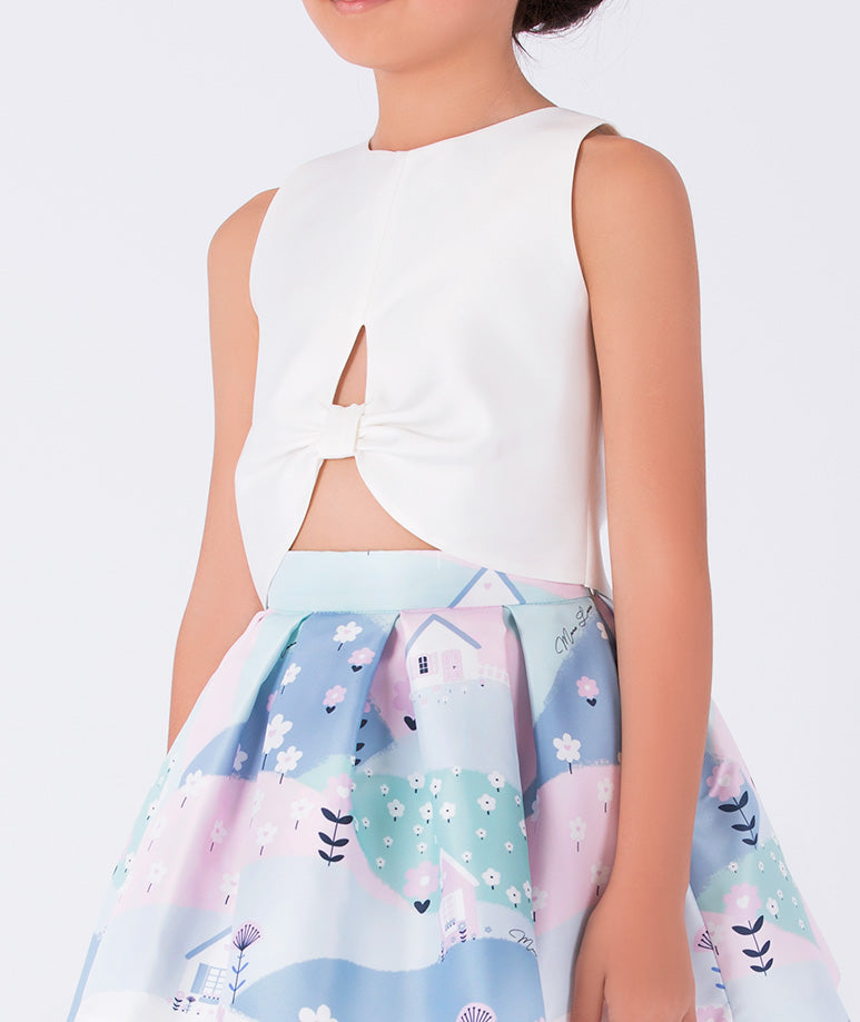 Pastel Desenli Etek | 11-12 Yaş