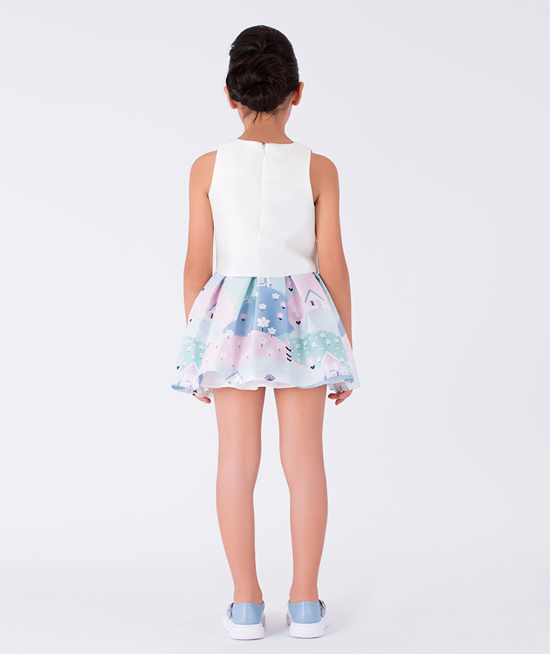 Pastel Desenli Etek | 11-12 Yaş