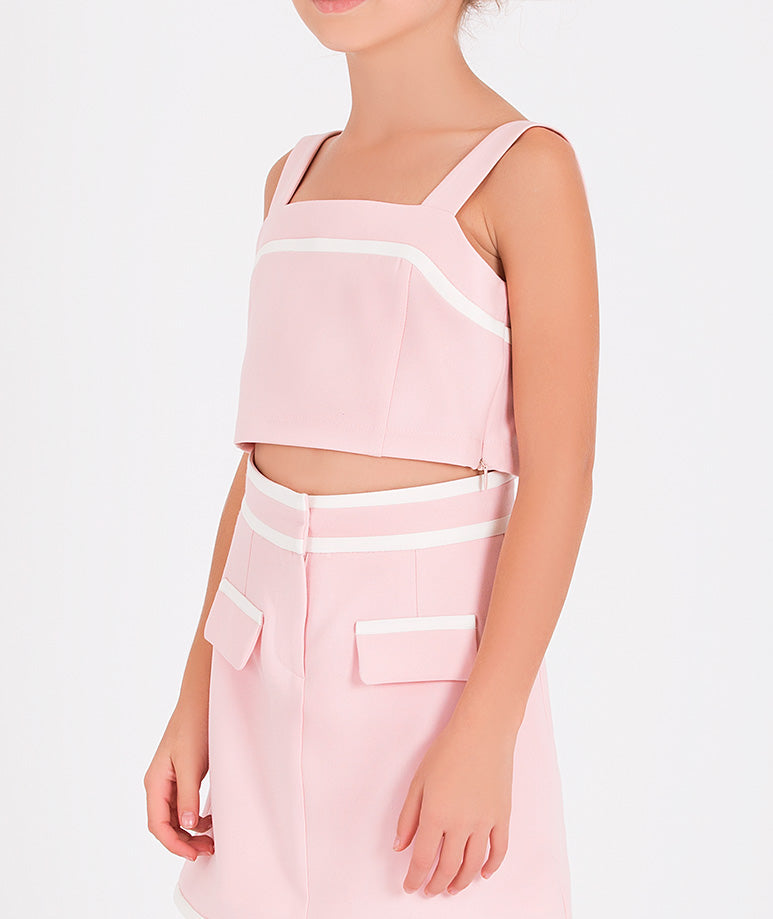 Modern pembe çocuk takımı