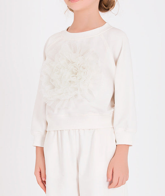 Kız çocuk beyaz takım