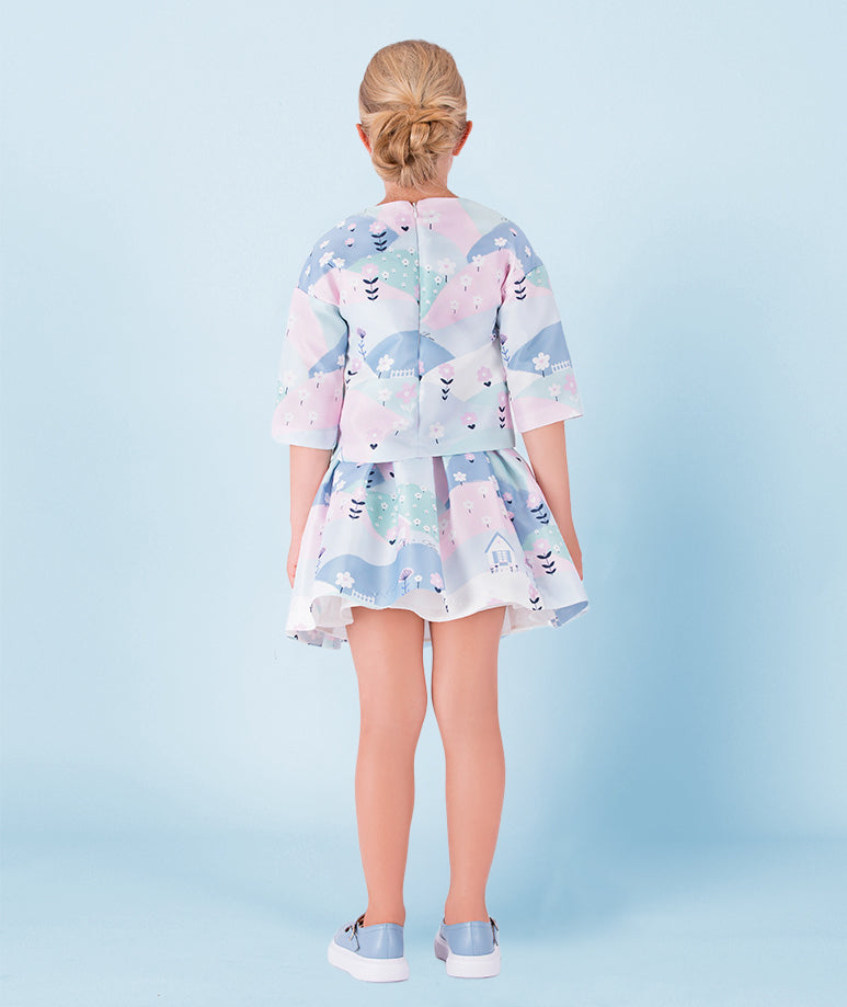 Pastel Desenli Bluz | Goose Outlet