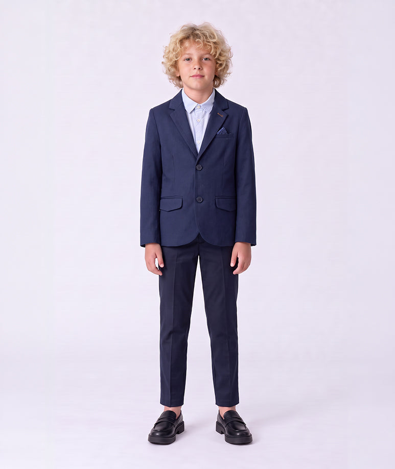 Düğmeli Erkek Çocuk Blazer Ceket