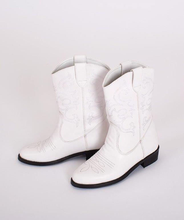 Borce Botu Beyaz Çocuk Kovboy Botu – Goose®