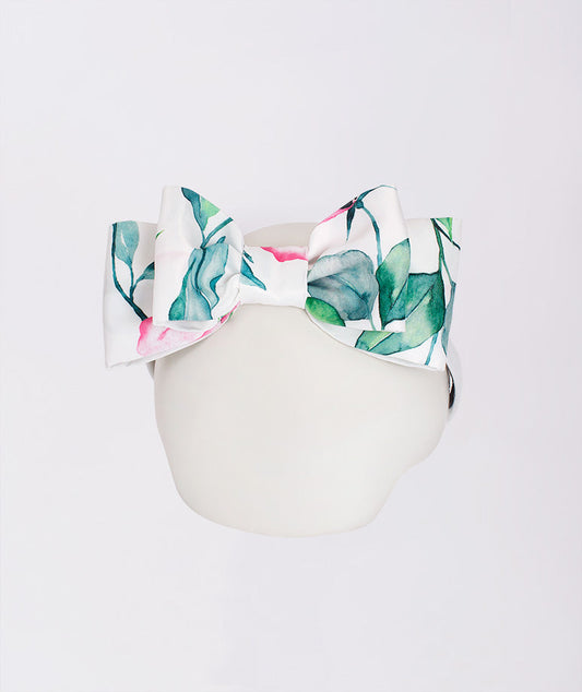 ecru floral headband